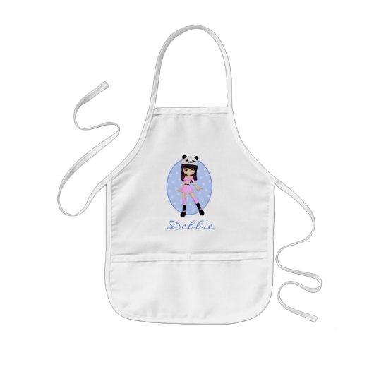 Enfant Tablier Girly de coutume de Debbie de fille (Devant)