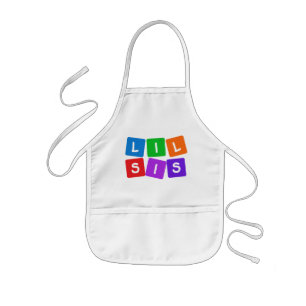 Enfant Tablier Little Sis - choisissez style et couleur