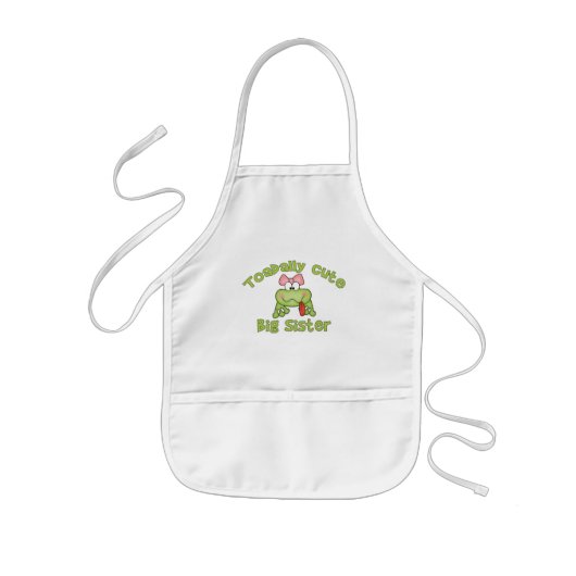 Enfant Tablier mignon de grande soeur de Toadally (Devant)
