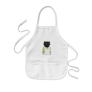 ENFANT TABLIER POUR ENFANTS CHATTE D'AIDE DE CUISINE
