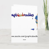 Enfantement de la carte d'orignaux de dimanche (Dos)