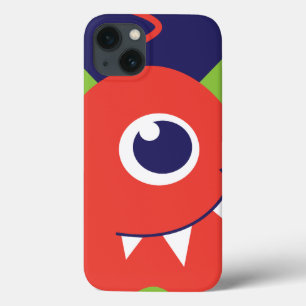 Enfants 1 oeil alien orange coque ipad