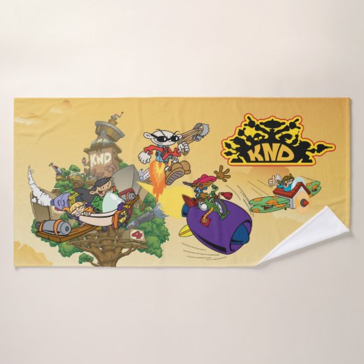 Enfants à côté des postes de BATAILLE ! (Serviette de bain)