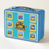 Enfants à côté Opérateurs Métal Lunchbox (Dos)