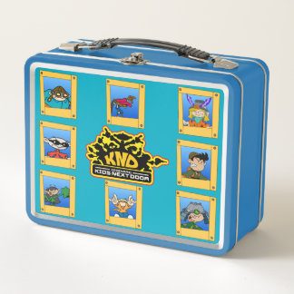 Enfants à côté Opérateurs Métal Lunchbox