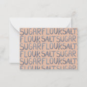 Enfants à la cuisine Anniversaire Bash | Carte de  (Dos)