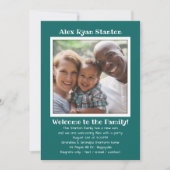 Enfants Adoption Photo Party Invitation Modèle (Devant)