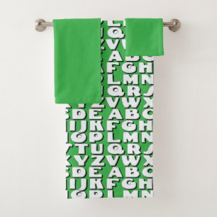 Enfants Alphabet vert clair