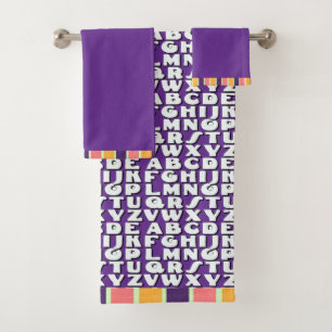 Enfants Alphabet violet arc-en-ciel Trier