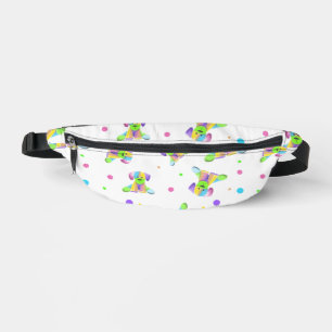 enfants arc-en-ciel chien chiot pois couleurs vive