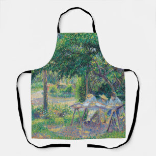 Enfants attablés dans le jardin Camille Pissarro Schort