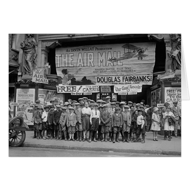 Enfants au cinéma, 1925 (Devant horizontal)