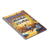 Enfants avec journal de lecture de livres de style (Côté Droit)