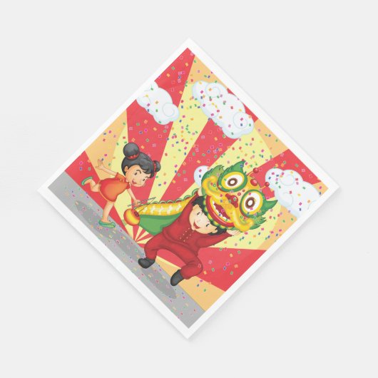 Enfants ayant des serviettes en papier amusant (Coin)