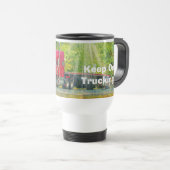 Enfants Big Red Cargo Camion Boire Mug (Devant droit)