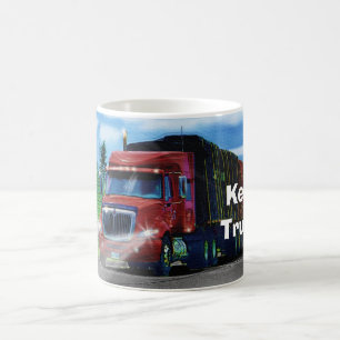 Enfants Big Red Cargo Camion Boire Mug