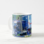 Enfants Big Rig Camion de fret Boire Mug (Devant gauche)