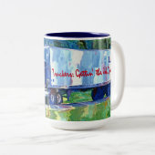 Enfants Big Rig Camion de fret Boire Mug (Devant droit)