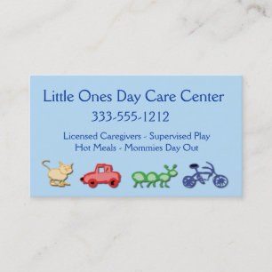 Enfants Carte de visite de garderie personnalisé