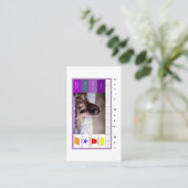 Enfants Cartes de visite : Accrochons-nous (Debout devant)