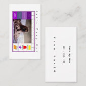 Enfants Cartes de visite : Accrochons-nous (Devant / Derrière)