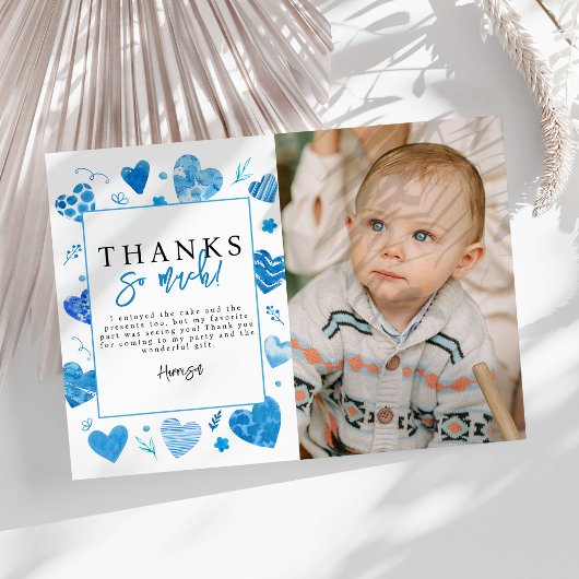 Enfants Casse-Cœurs Photo Anniversaire Merci