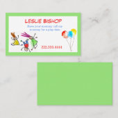 Enfants colorés Jouer Carte Date (Devant / Derrière)