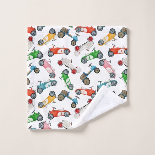 Enfants Comptant Les Voitures (Gant de toilette)