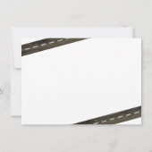 Enfants Course voiture Anniversaire Carte de remer (Dos)