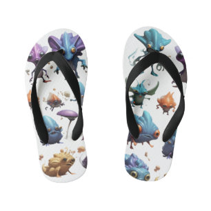 Enfants Créatures bizarres paire de tongs