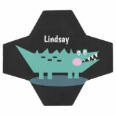 Enfants Crocodile animal Imprimer Nom du monogramm (Plat)