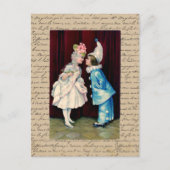 Enfants Curtsy ~ Carte postale / Invitations (Devant)