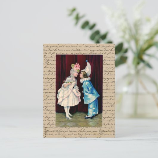 Enfants Curtsy ~ Carte postale / Invitations (Debout devant)