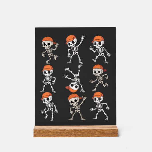 Enfants Danse Squelette Halloween (Recto)