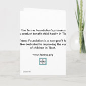 Enfants de Carte pour notes de blanc de base de (Dos)