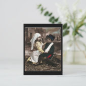 Enfants de la guerre - Carte postale française vin (Debout devant)