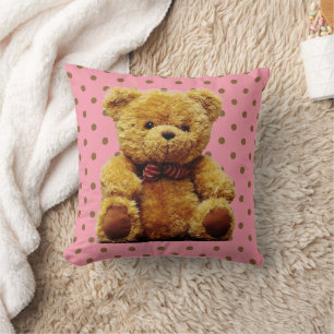 ENFANTS DE LA SALLE TEDDY BEAR ROSE COUSSINS