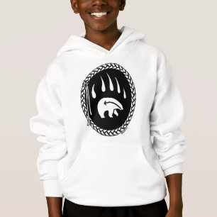 Enfants de l'ours Tribal Art Sweat - shirt à capuc