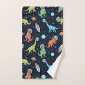 Enfants Dinosaur Astronaut Motif (Serviette à main)