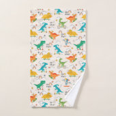 Enfants Dinosaur Motif voyageur (Serviette à main)