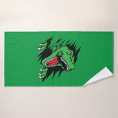 Enfants dinosaures (Serviette de bain)