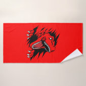 Enfants dinosaures (Serviette de bain)