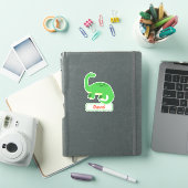 Enfants Diplodocus Dinosaur Nom Sticker Étiquette (Couverture iPad)