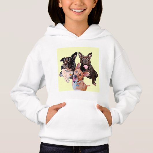 Enfants Doggies Dexter Duke & Lucy Sweat - shirt à (Devant)