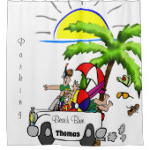 Enfants Douche rideau Plage Parking (Devant)