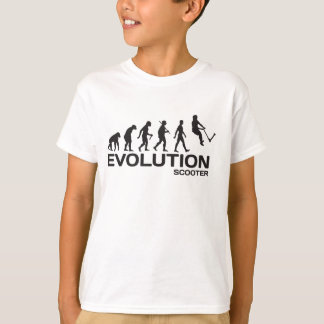 enfants drôles de garçons de T-shirt d'ÉVOLUTION