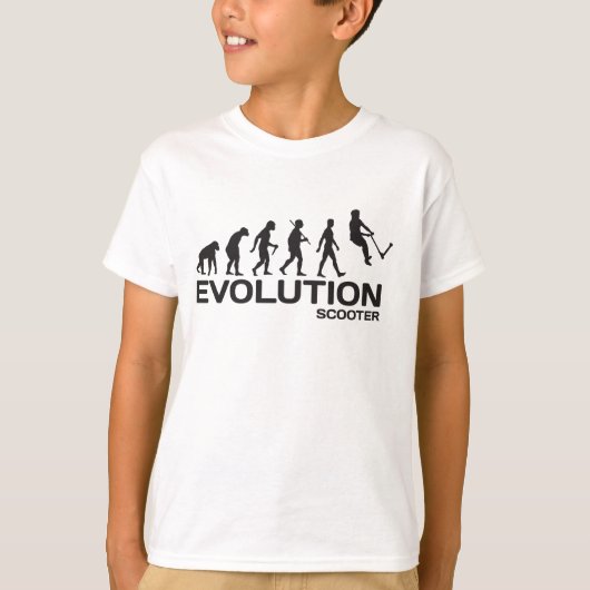 enfants drôles de garçons de T-shirt d'ÉVOLUTION (Devant)