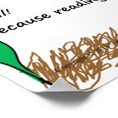 Enfants en colère À propos de la lecture Poster (Coin)