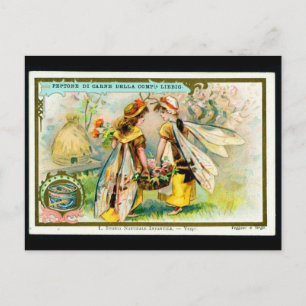 Enfants en costume d'insecte : Carte postale