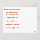 Enfants en costumes, cartes postales Invitations d (Dos)